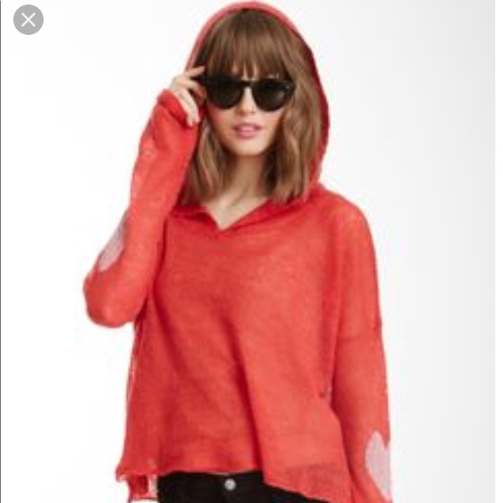 Wildfox Couture my little lover billy crop hoodie